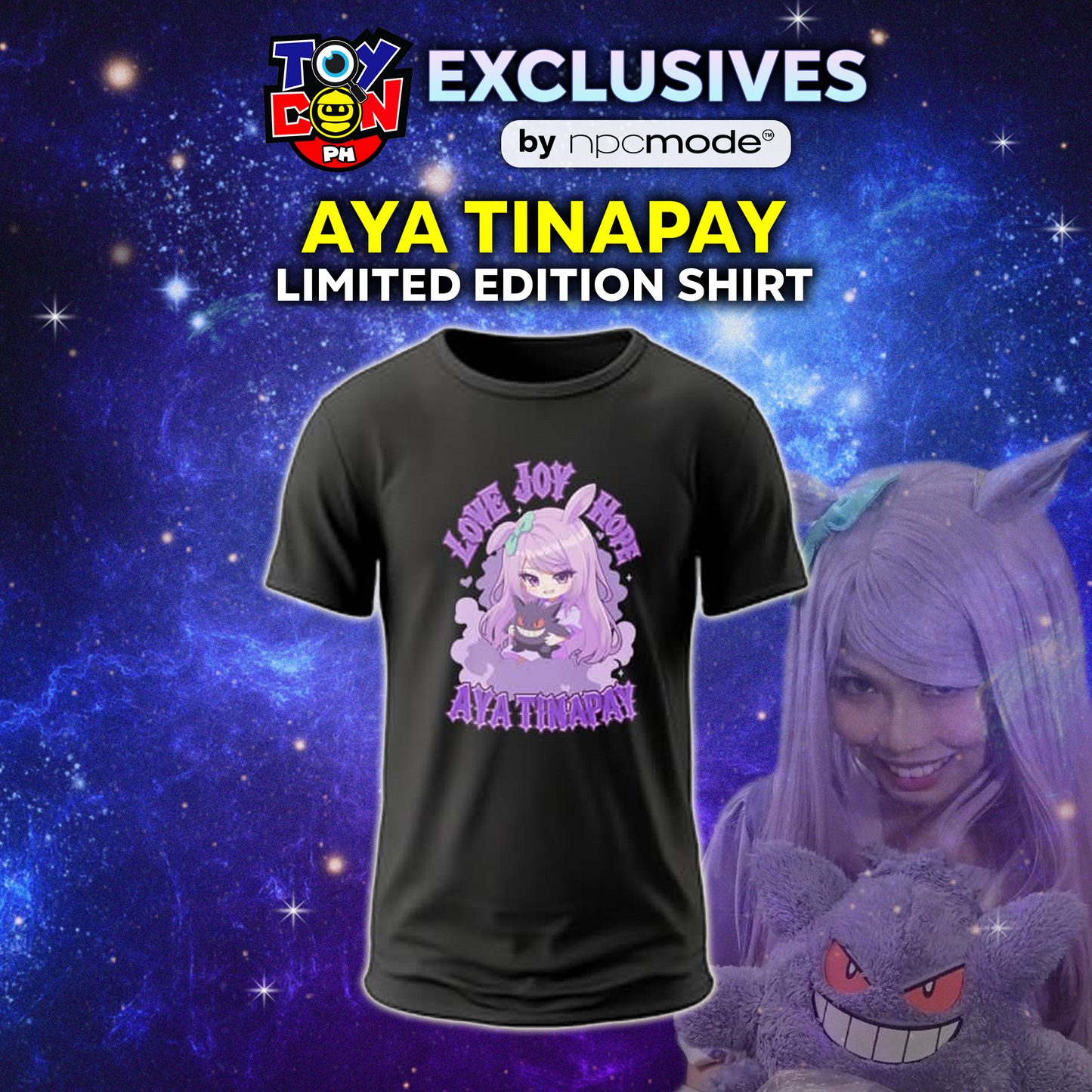 Aya Tinapay Limited Toycon Exclusive Shirt by NPCMode