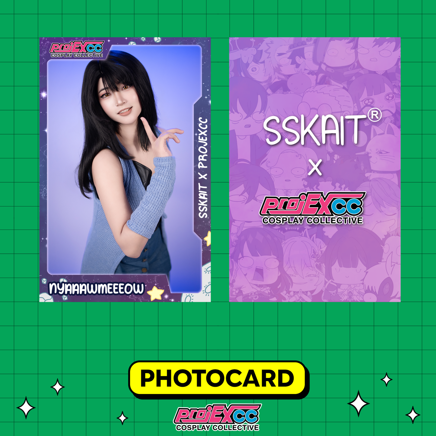 Nyaaawmeeeow A - Sskait x ProjEXcc Limited Photocard