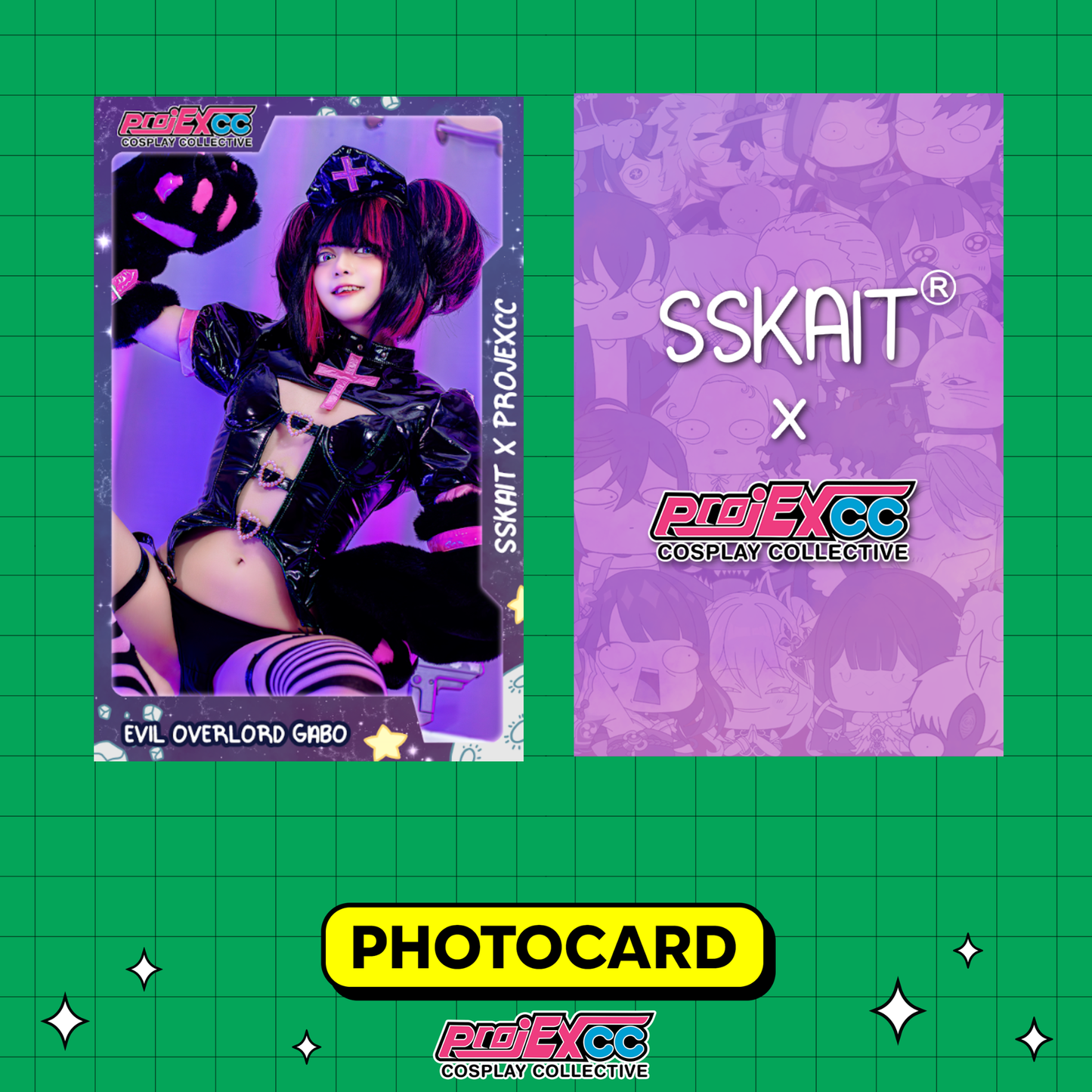 Evil Overlord Gabo F - Sskait x ProjEXcc Limited Photocard