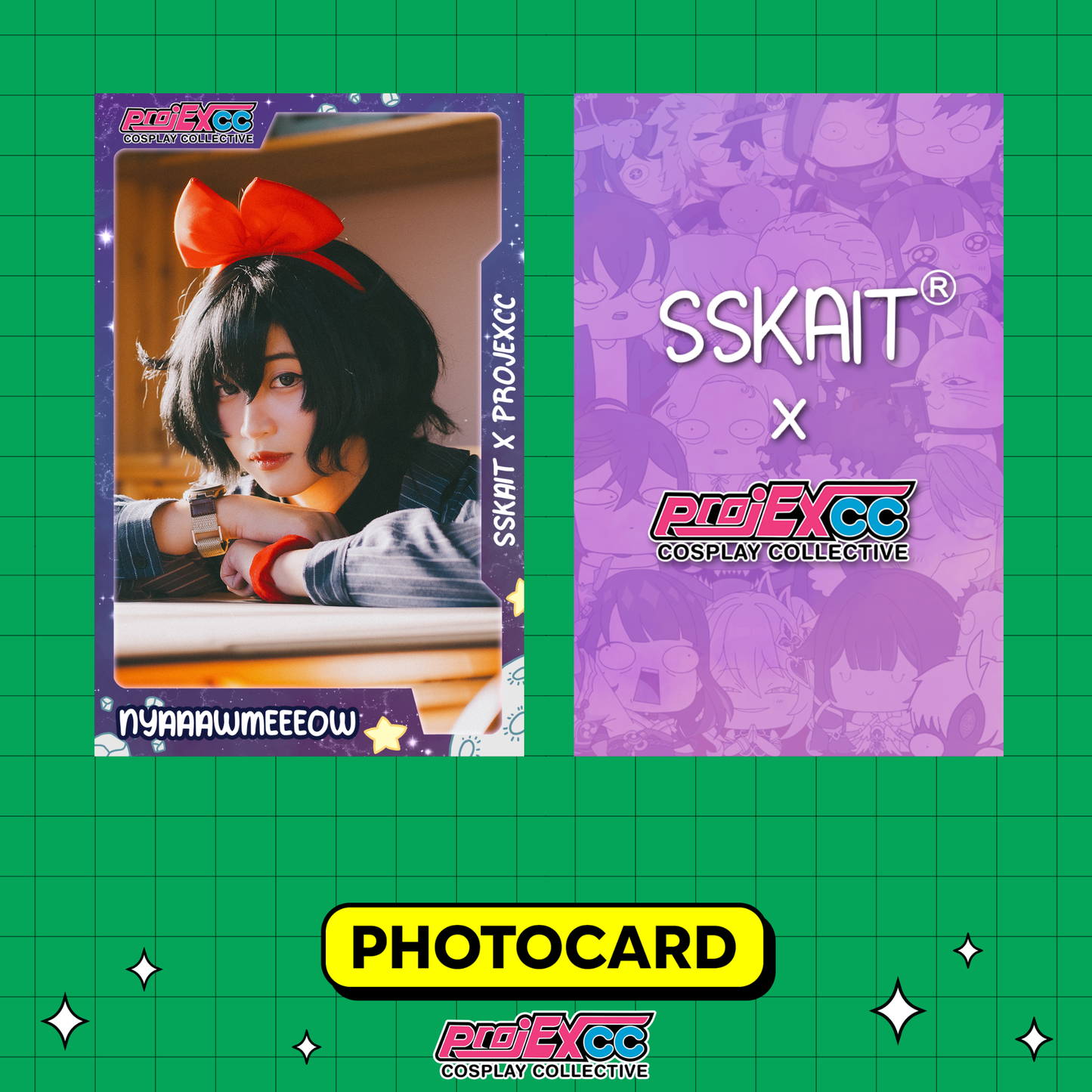 Nyaaawmeeeow B - Sskait x ProjEXcc Limited Photocard