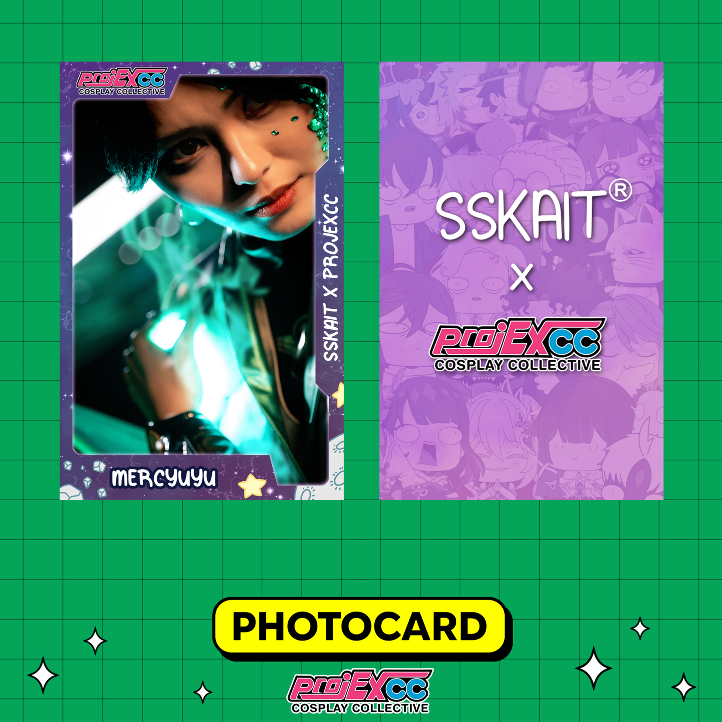 Mercyuyu B - Sskait x ProjEXcc Limited Photocard