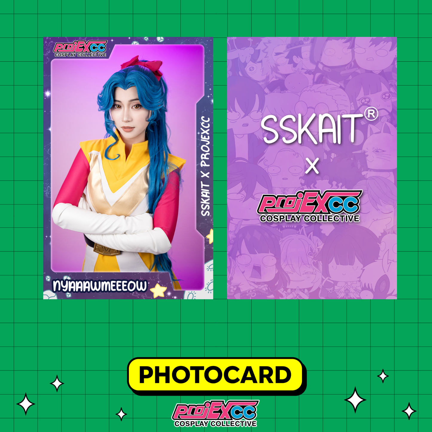 Nyaaawmeeeow C - Sskait x ProjEXcc Limited Photocard