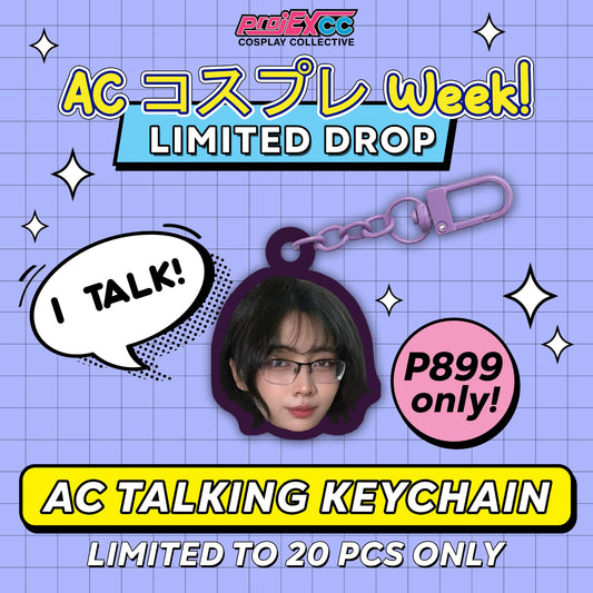 AC Cosplay Talking Keychain - AC WEEK Limited Drop (Limited to 20pcs Only)