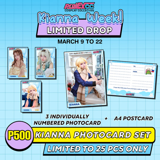 Kianna Photocard Set - KIANNA WEEK Limited Drop (Limited to 25pcs Only)