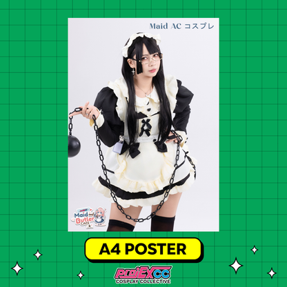 Maid Ac - Toycon Maid and Butler Cafe 2026 Limited A4 Poster