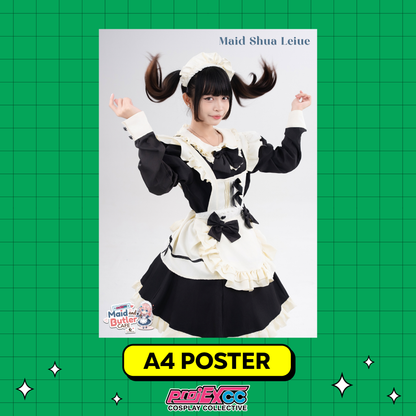 Maid Shua Leiue - Toycon Maid and Butler Cafe 2026 Limited A4 Poster