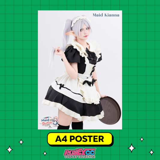 Maid Kianna - Toycon Maid and Butler Cafe 2026 Limited A4 Poster