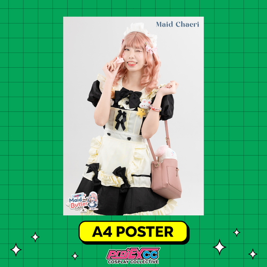 Maid Chaeri - Toycon Maid and Butler Cafe 2026 Limited A4 Poster