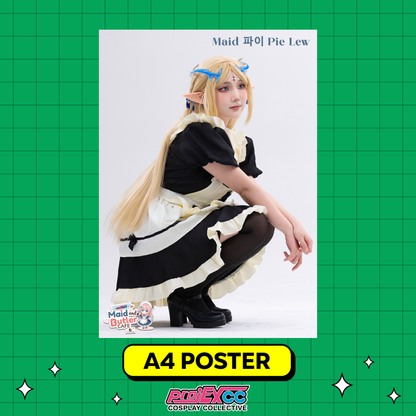 Maid Pie Lew - Toycon Maid and Butler Cafe 2026 Limited A4 Poster