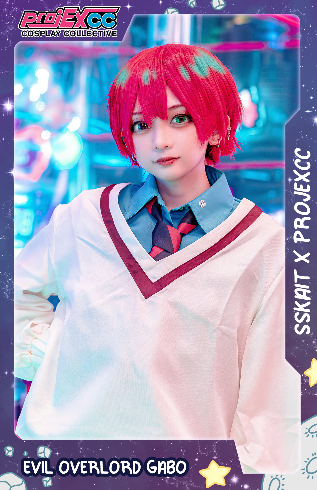 Evil Overlord Gabo C - Sskait x ProjEXcc Limited Photocard