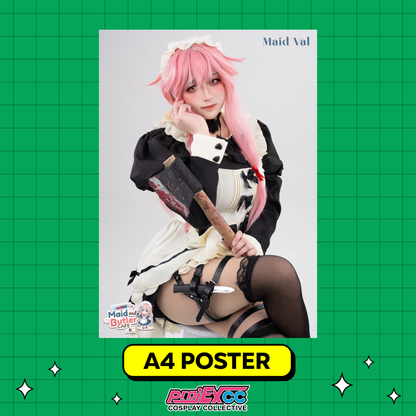 Maid Val - Toycon Maid and Butler Cafe 2026 Limited A4 Poster