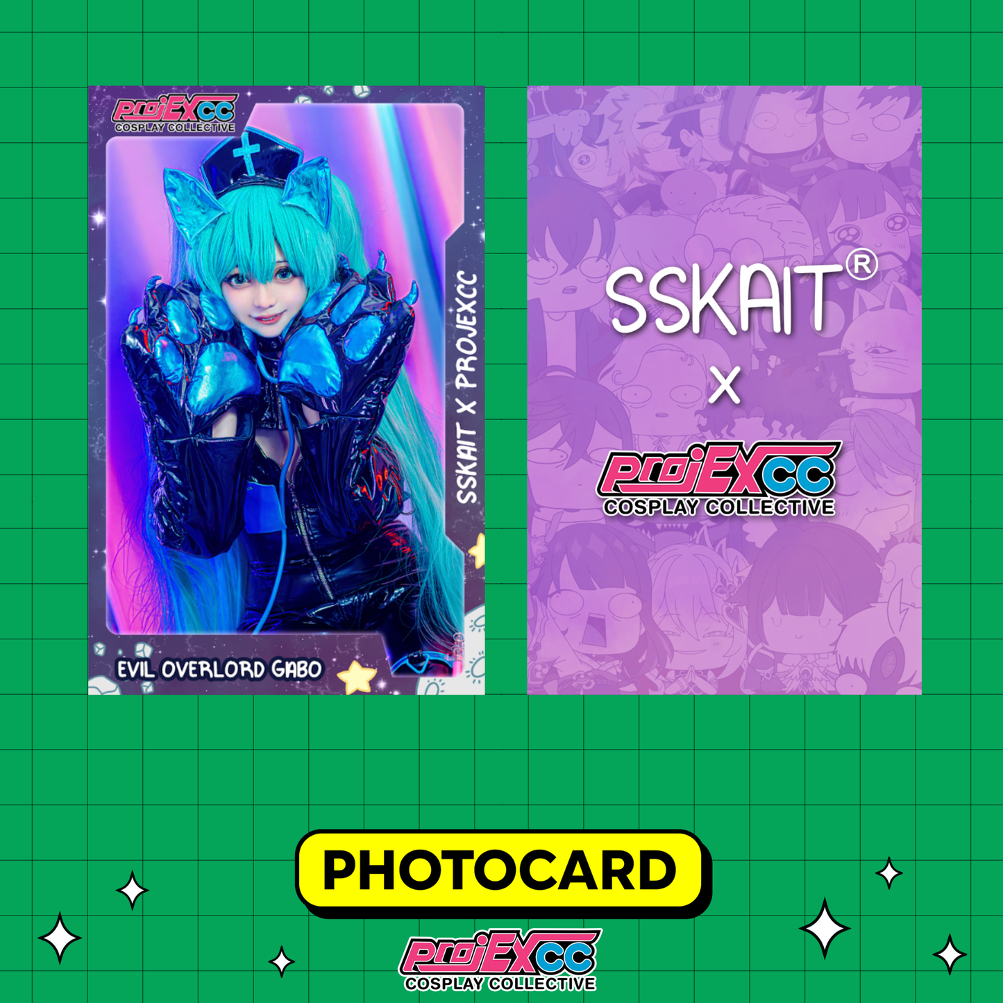 Evil Overlord Gabo B - Sskait x ProjEXcc Limited Photocard