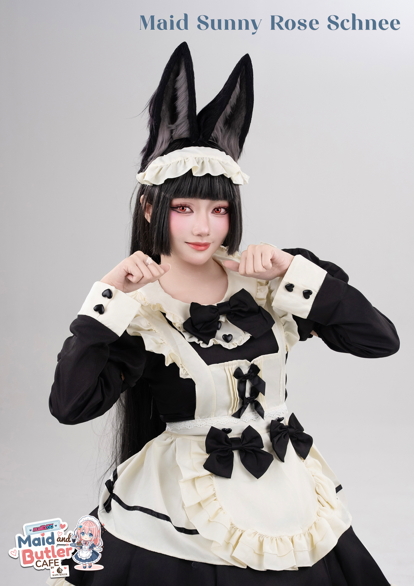 Maid Sunny Rose Schnee - Toycon Maid and Butler Cafe 2026 Limited A4 Poster
