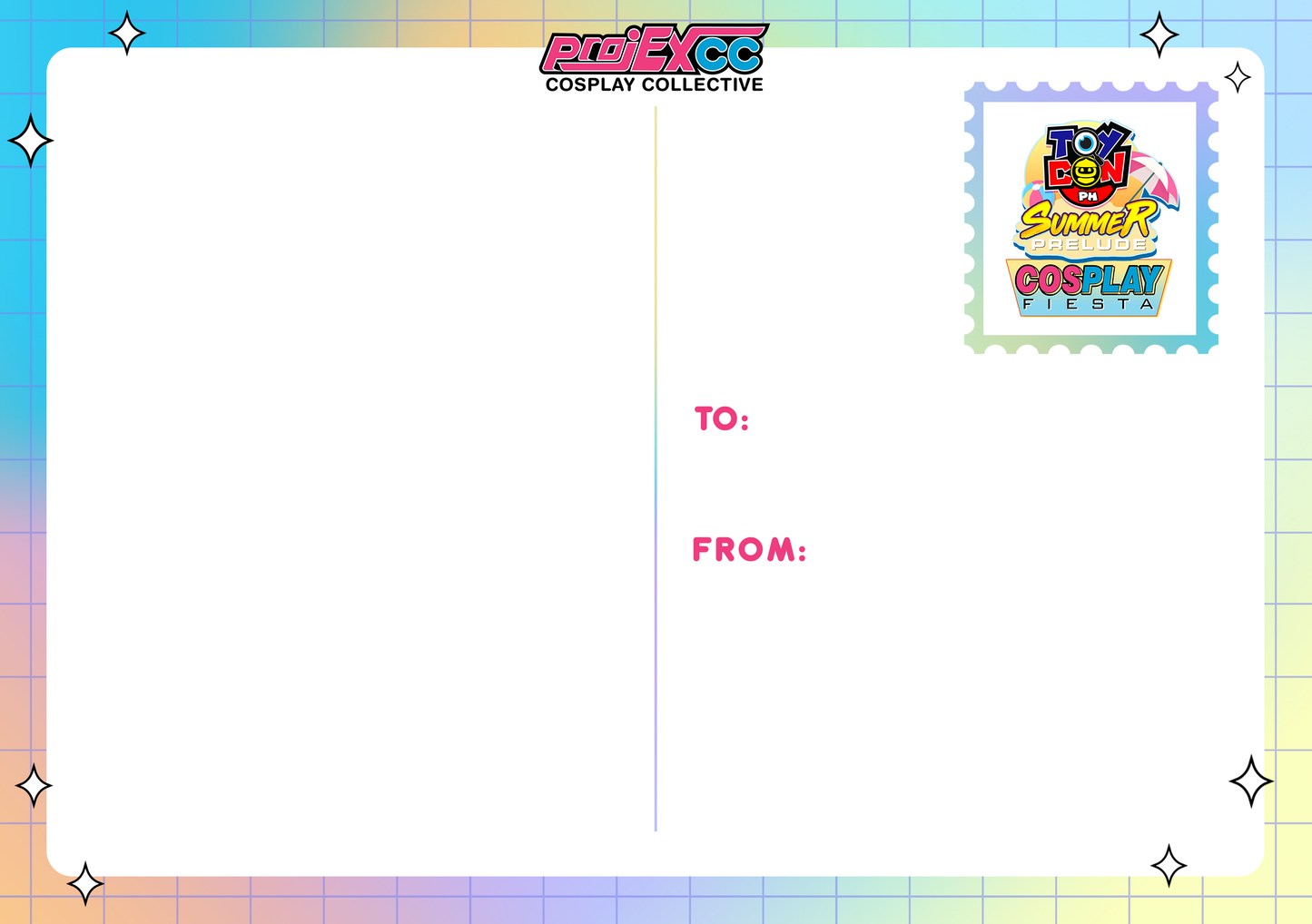 Tsuclashima Cosplay E - Cosplay Fiesta '26 Limited A5 Postcard