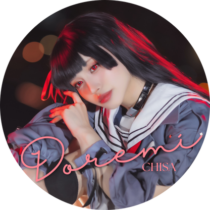 Doremi Cosplay Button Pin A - Cosplay Fiesta '26 Limited