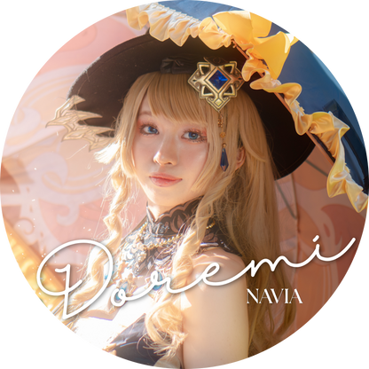 Doremi Cosplay Button Pin D - Cosplay Fiesta '26 Limited