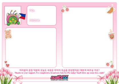 Pie Lew Cosplay A - PIE LEW WEEK Limited Drop Postcard