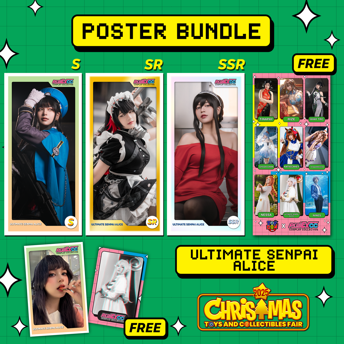 Ultimate Senpai Alice Launch Poster Bundle Set