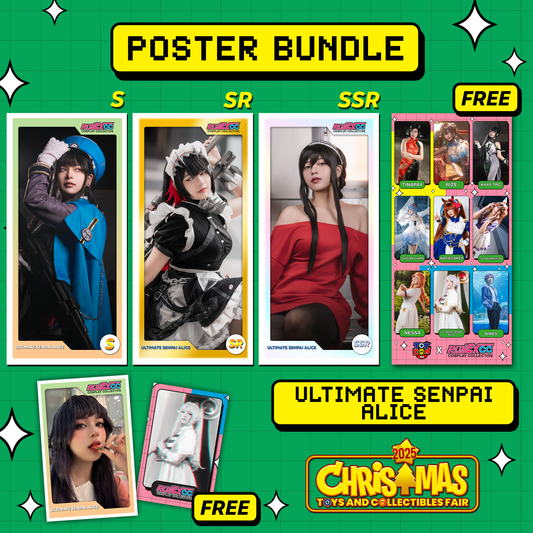 Ultimate Senpai Alice Launch Poster Bundle Set