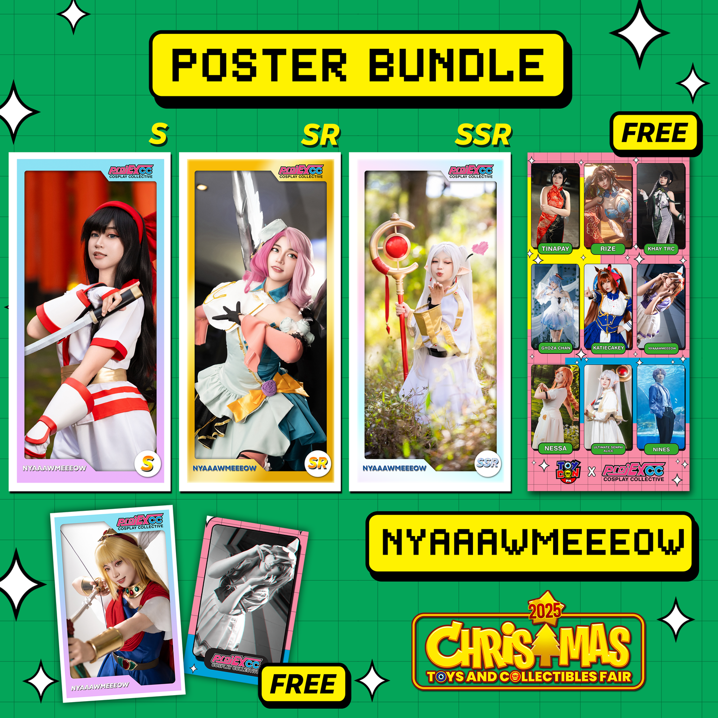 Nyaaawmeeeow Launch Poster Bundle Set
