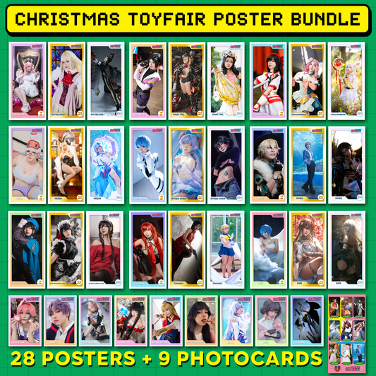 Christmas Toyfair Launch 28 Poster + 9 Photocard Set
