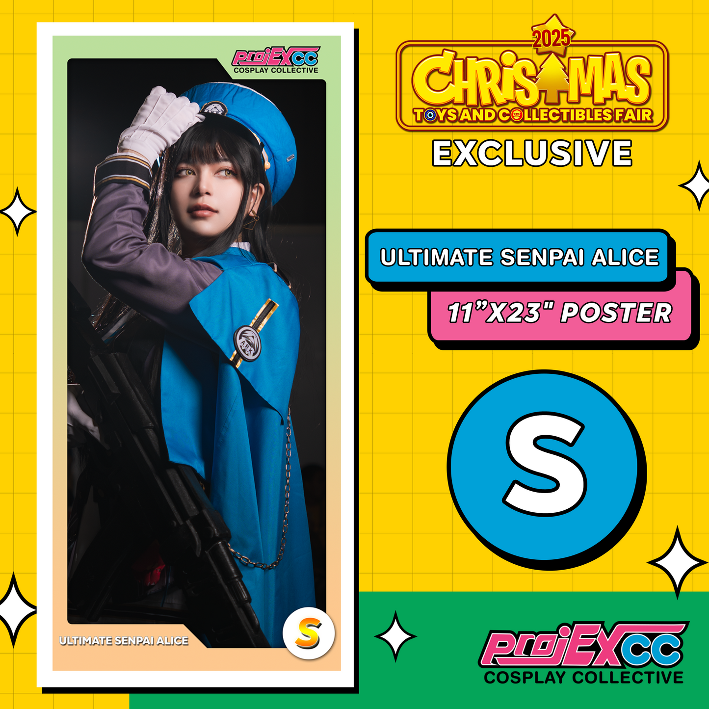 Ultimate Senpai Alice Diesel  11x23" S Gacha Poster - Christmas Toyfair Exclusive