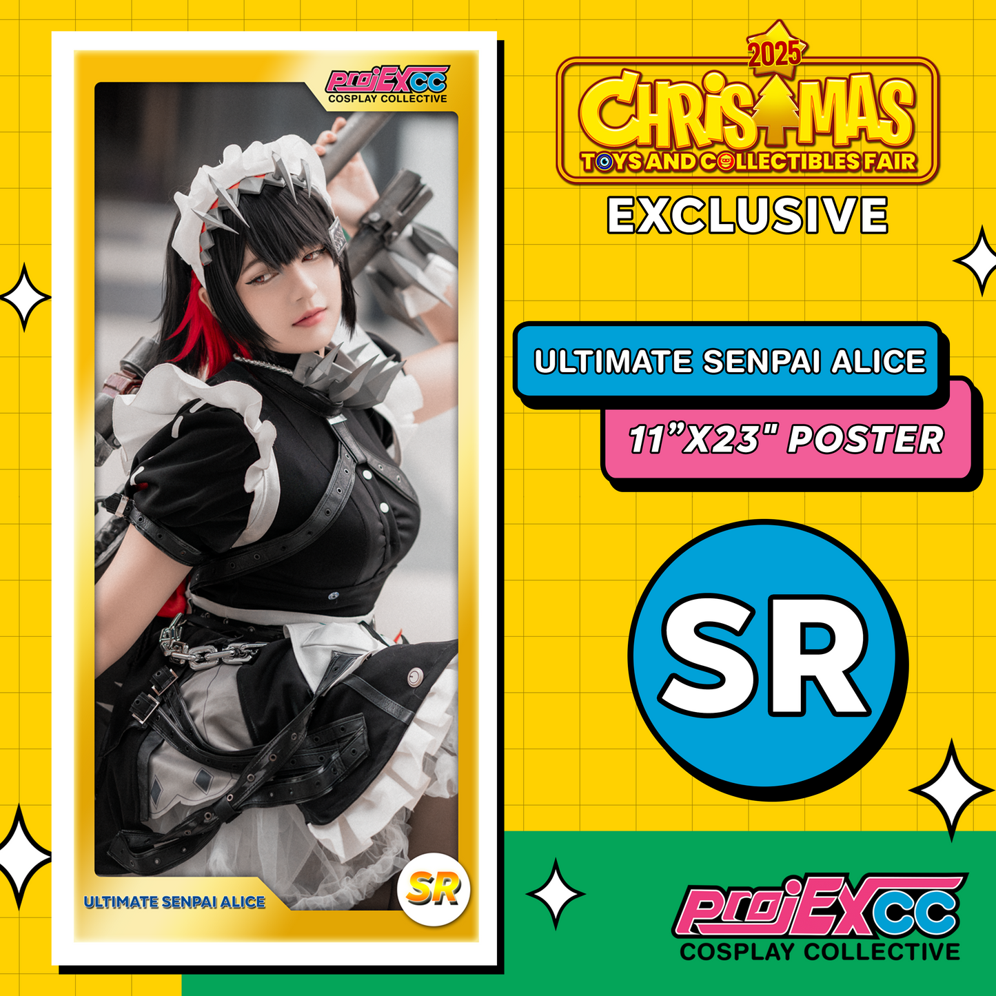 Ultimate Senpai Alice Ellen Joe 11x23" SR Gacha Poster - Christmas Toyfair Exclusive