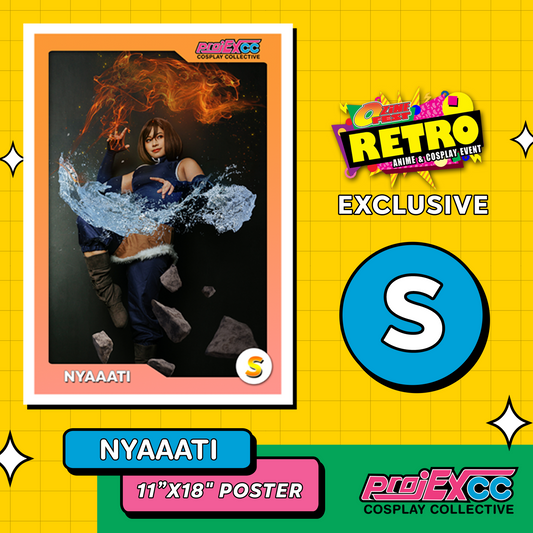 Nyaaati Korra 11x18" S Gacha Poster - Ozine Fest Retro Anime & Cosplay Event Exclusive