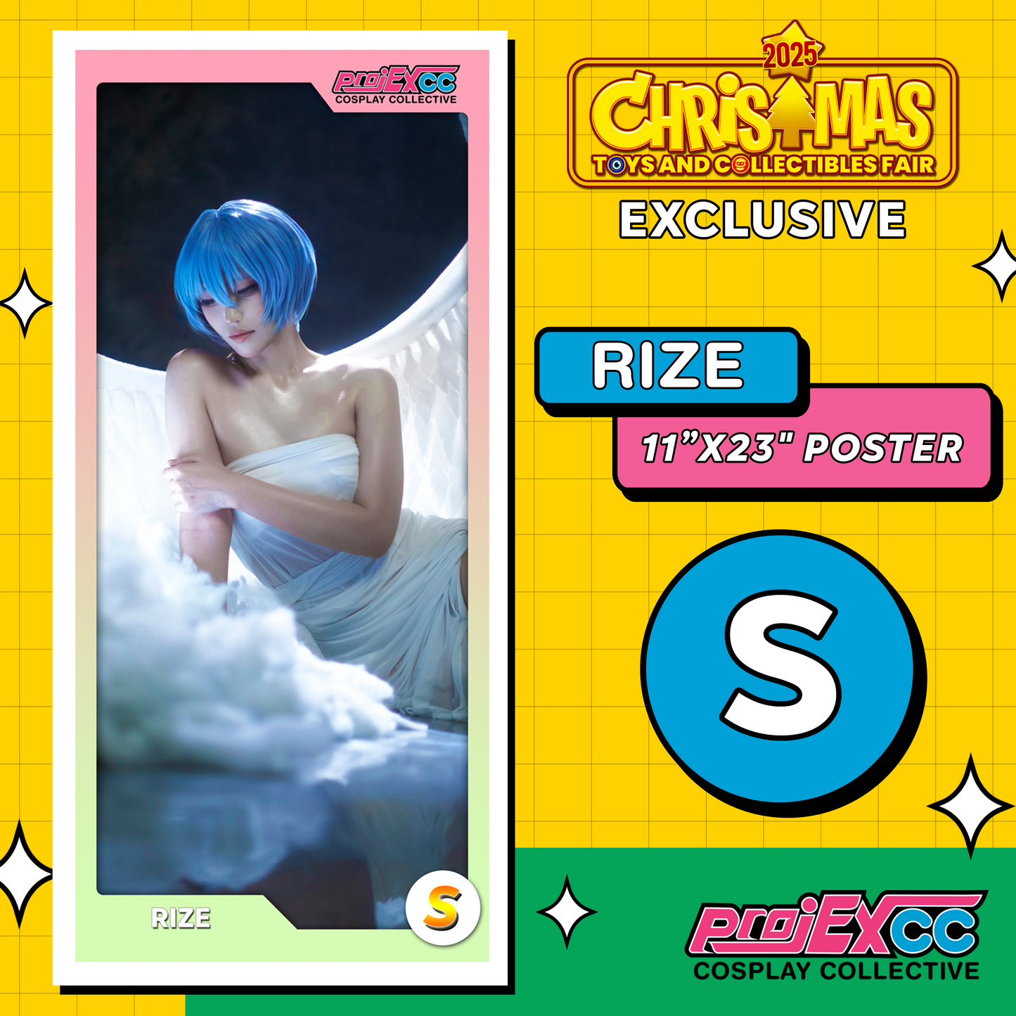 Rize Rei Ayanami 11x23" S Gacha Poster - Christmas Toyfair Exclusive