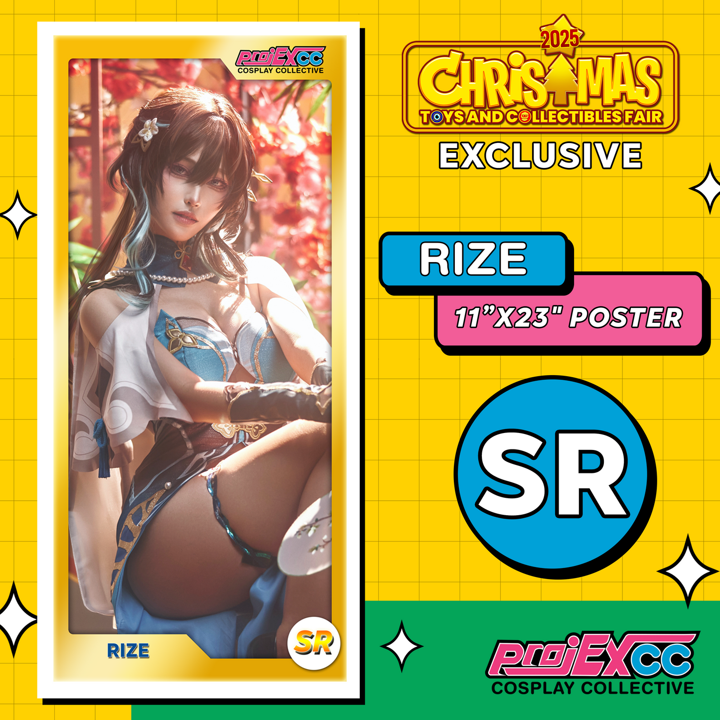 Rize Ruan Mei 11x23" SR Gacha Poster - Christmas Toyfair Exclusive