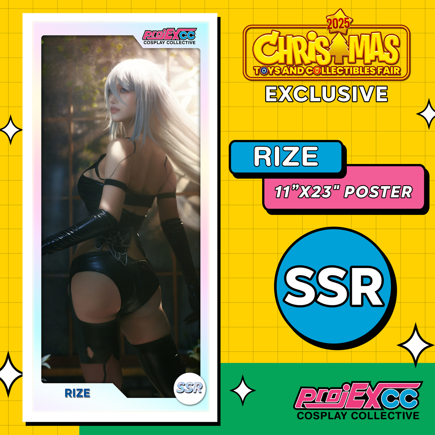 Rize A2 11x23" SSR Gacha Poster - Christmas Toyfair Exclusive