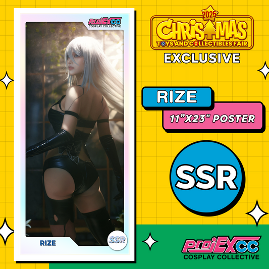 Rize A2 11x23" SSR Gacha Poster - Christmas Toyfair Exclusive