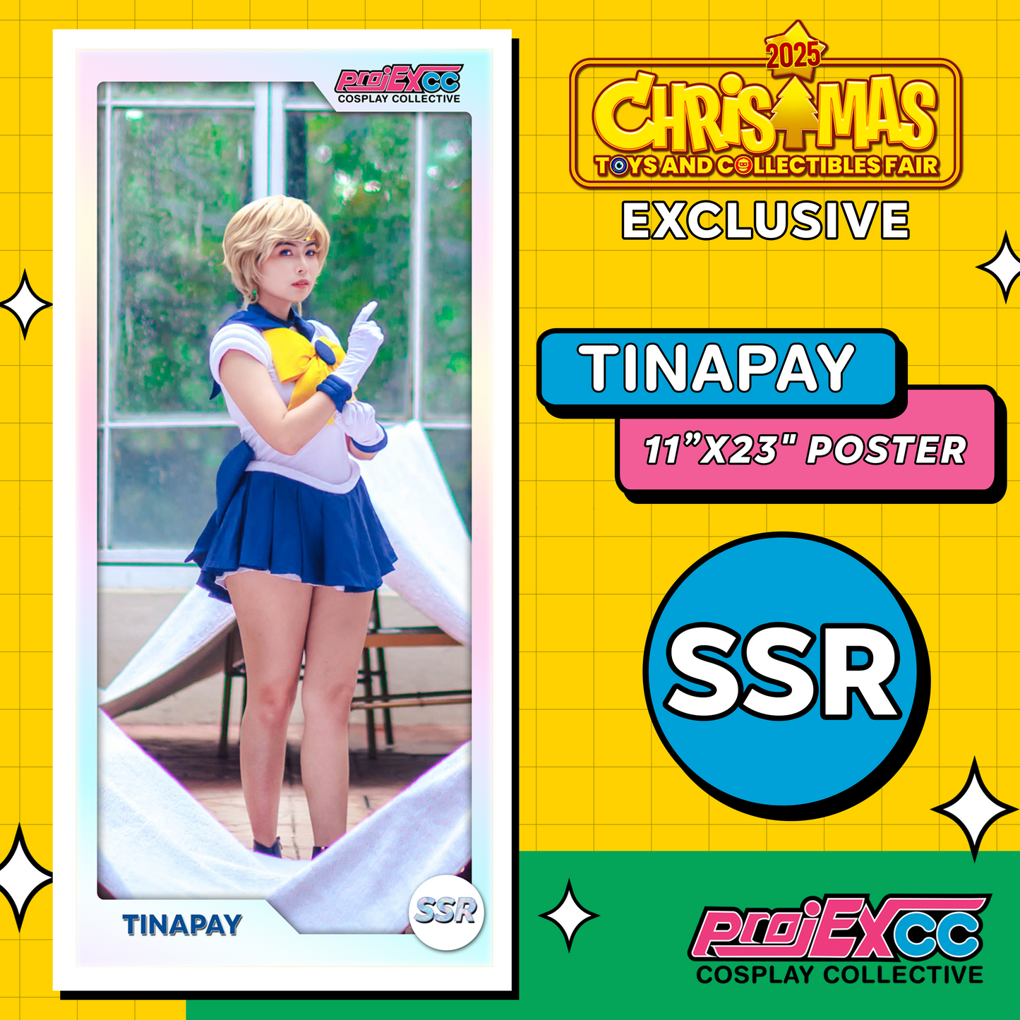 Tinapay Uranus (Haruka Tenoh) 11x23" SSR Gacha Poster - Christmas Toyfair Exclusive