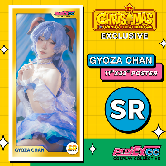Gyoza Chan Ganyu 11x23" SR Gacha Poster - Christmas Toyfair Exclusive