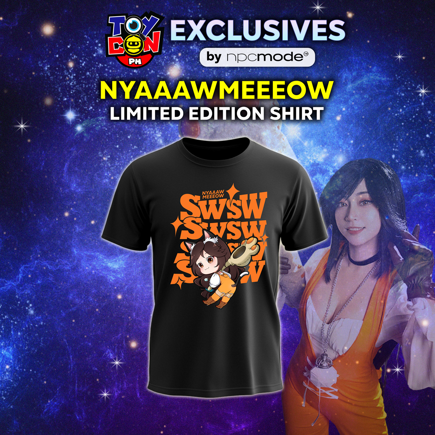 Nyaaawmeeeow Limited Toycon Exclusive Shirt by NPCMode