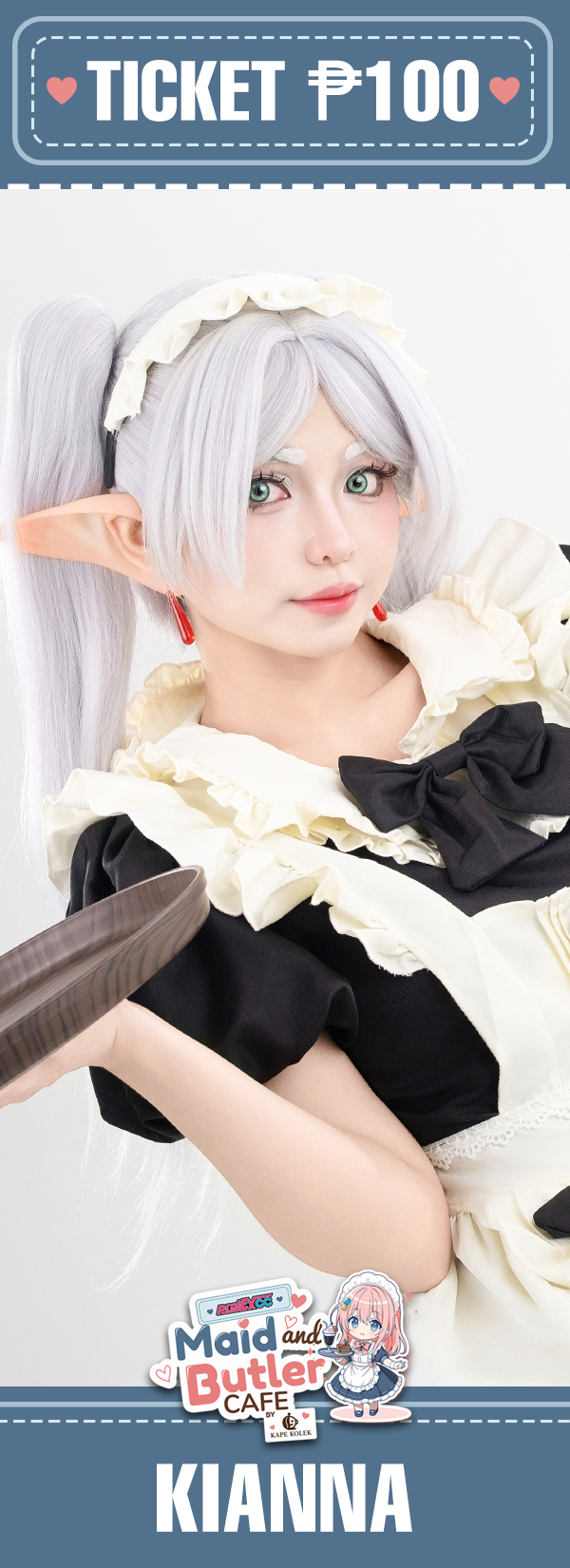 Maid Kianna - Toycon Maid and Butler Cafe 2026 Limited Maid Cafe Ticket