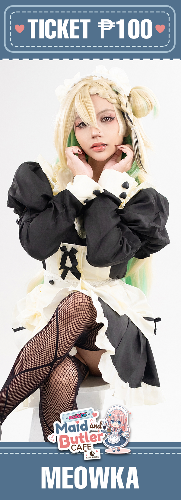 Maid Meowka - Toycon Maid and Butler Cafe 2026 Limited Maid Cafe Ticket