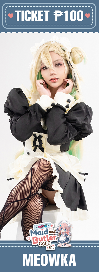 Maid Meowka - Toycon Maid and Butler Cafe 2026 Limited Maid Cafe Ticket
