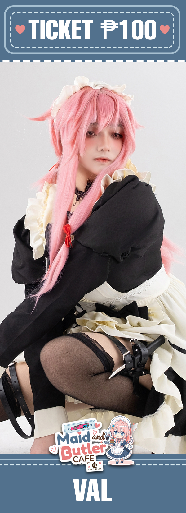 Maid Val - Toycon Maid and Butler Cafe 2026 Limited Maid Cafe Ticket