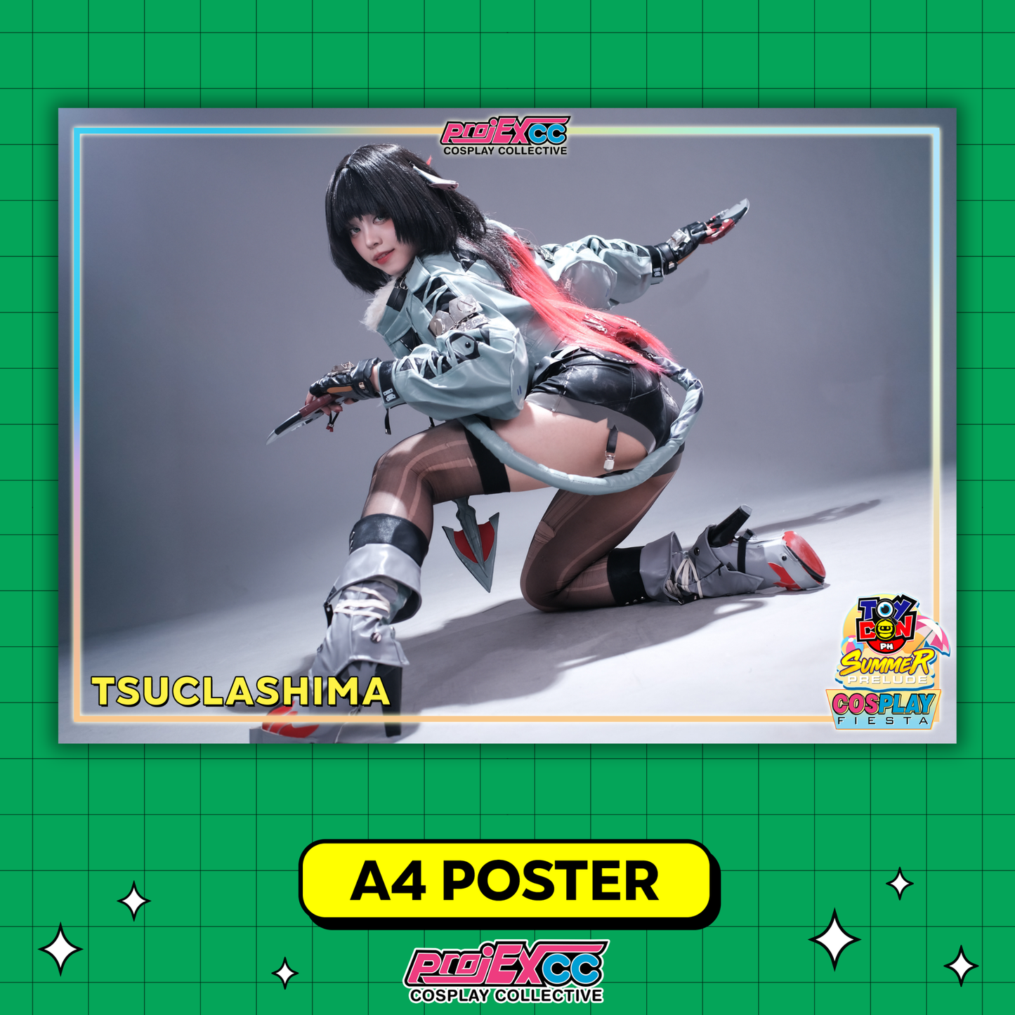 Tsuclashima Cosplay A - Cosplay Fiesta '26 Limited A4 Poster