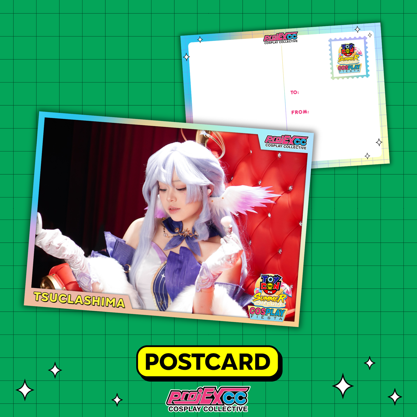 Tsuclashima Cosplay D - Cosplay Fiesta '26 Limited A5 Postcard