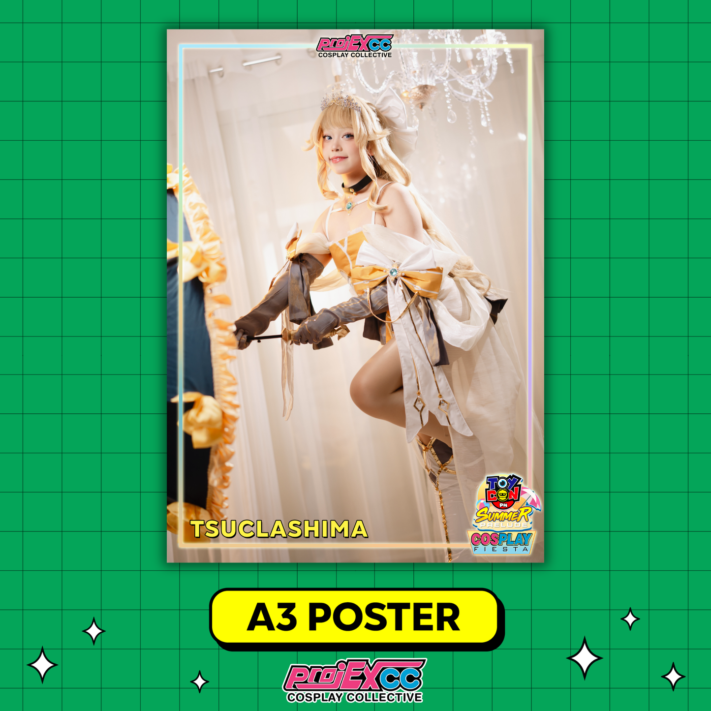 Tsuclashima Cosplay E - Cosplay Fiesta '26 Limited A3 Poster
