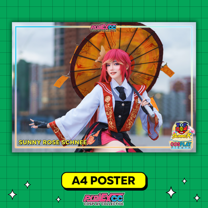 Sunny Rose Cosplay B - Cosplay Fiesta '26 Limited A4 Poster