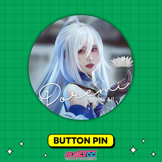 Doremi Cosplay Button Pin C - Cosplay Fiesta '26 Limited