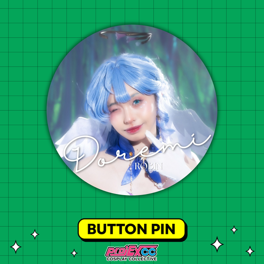Doremi Cosplay Button Pin B - Cosplay Fiesta '26 Limited