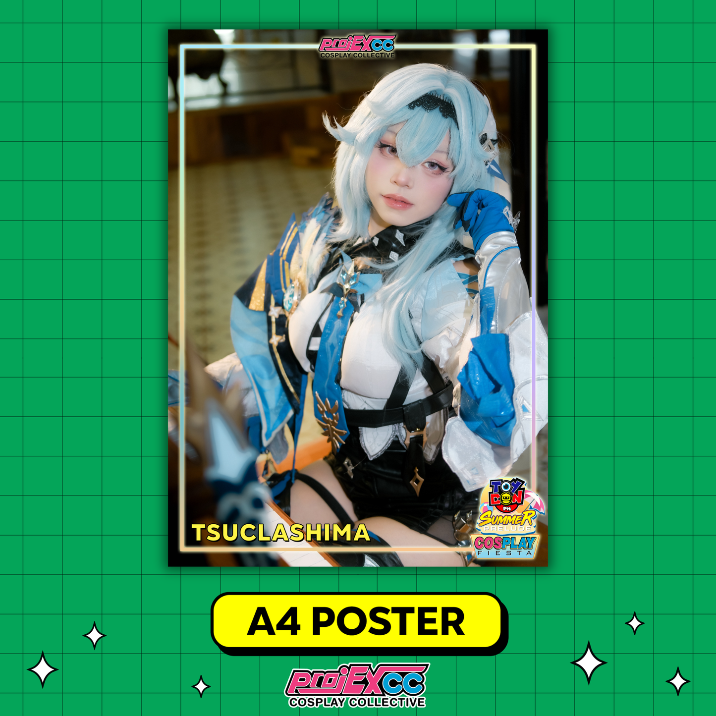 Tsuclashima Cosplay F - Cosplay Fiesta '26 Limited A4 Poster