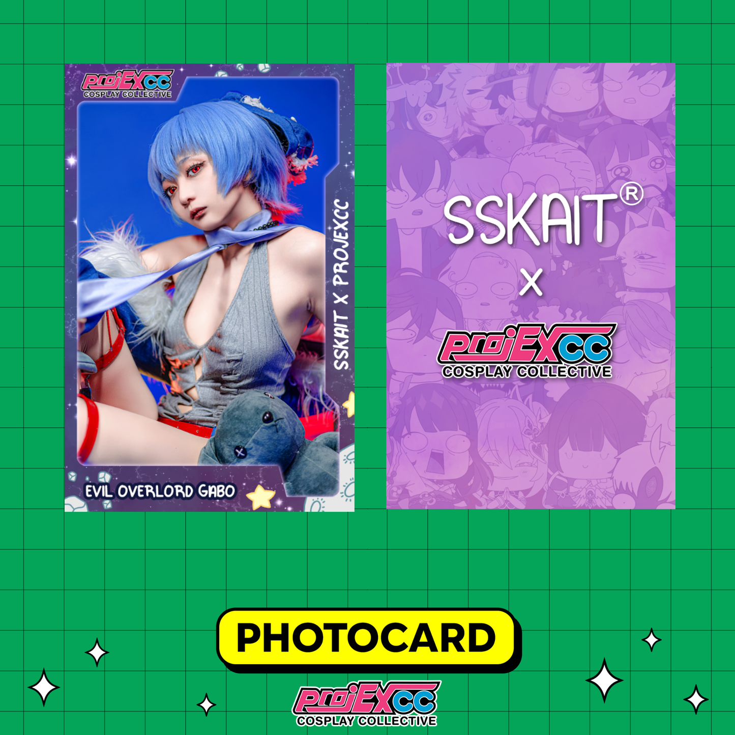Evil Overlord Gabo A - Sskait x ProjEXcc Limited Photocard