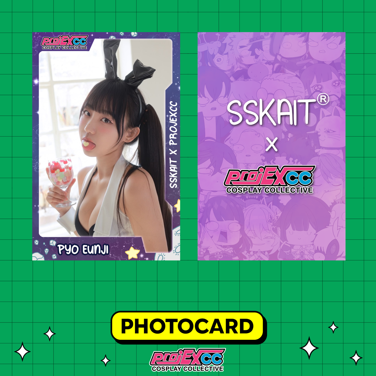 Pyo Eunji - Sskait x ProjEXcc Limited Photocard