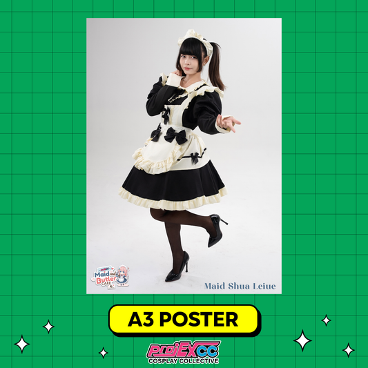 Maid Shua Leiue - Toycon Maid and Butler Cafe 2026 Limited A3 Poster