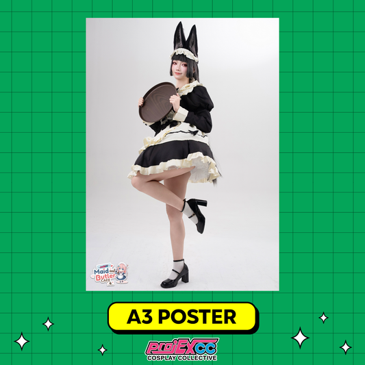 Maid Sunny Rose Schnee - Toycon Maid and Butler Cafe 2026 Limited A3 Poster